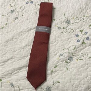 Michael Kors Rust Men's Tie Polka Dot
